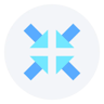 minimieren flach Icon