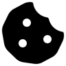 biscotto pieno icona