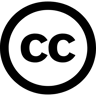 Creative Commons gefüllt Icon