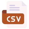 csv file flat icon
