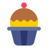 cupcake flat icon