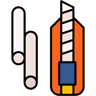 cutter lineal color icon