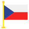 Czechia flat icon