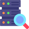 data center flat icon