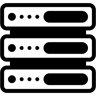 database server rack duotone icon
