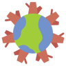 إزالة الغابات flat أيقونة