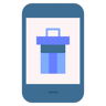 delete flat icon