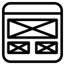 تصميم الويب line أيقونة