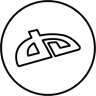 Deviantart-Logo line Icon