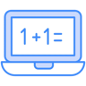 laptop two color icon