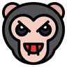 devil lineal color icon