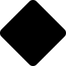 diamante relleno icono