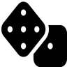 النرد مملوءة أيقونة