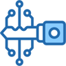 digital key two color icon