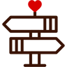 direction two color icon