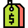 discount lineal color icon