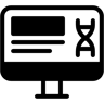 DNA duotono icona