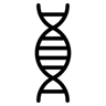 DNA lineal-color ikon