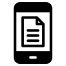移动文档 duotone 图标