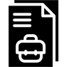 business report filled icon