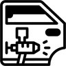 门画 双色调 图标