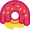 ciambella piatto icona