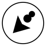 seta duotone ícone