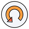 Aktualisieren lineal-color Icon