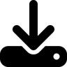 indirmek dolu simge