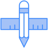 drafting two-color icon
