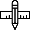 drafting line icon