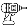 钻头 线条 图标