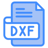 dxf file two color icon