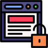 secure access lineal-color icon