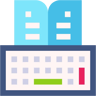 E-Learning flach Icon