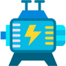 electric motor flat icon