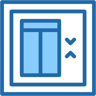 elevator two-color icon