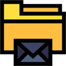 email lineal color icon