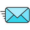 email lineal color icon