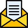 email lineal color icon