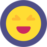 وجه سعيد flat أيقونة