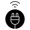 intelligenter Stecker filled Icon