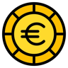 euro lineal-color icône