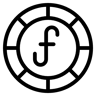 欧元 line 图标