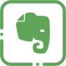 Evernote plano icono