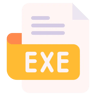 exe file flat icon