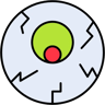 الهالوين لون خطي أيقونة