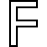 F line icon