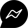 Facebook-Messenger gefüllt Icon