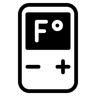 Fahrenheit duo-ton icône